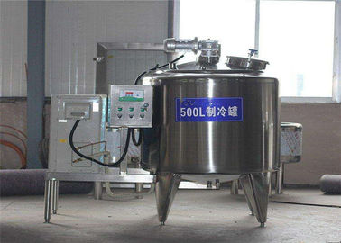 Çin 2000 - 6000L Süt Soğutma Tankı Hava Kompresörü ile Paslanmaz Çelik Malzeme Fabrika