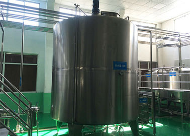 Çin Süt Üretimi İçin Kolay Temiz Paslanmaz Çelik Sıvı Depolama Tankları Ceketli Tip Fabrika