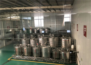 Çin Sirkülasyonlu Isıtma Sistemi ile Ceketli Paslanmaz Çelik Karıştırma Tankları Fabrika