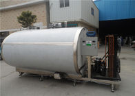 Çin Hava Kompresörü ile 1000L 3000L Paslanmaz Çelik Süt Tankı Manuel / Otomatik Mevcut şirket