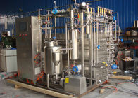 Süt Suyu Sıvı için Otomatik UHT Sterilizasyon Makinesi Boru Tipi