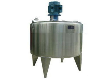 100L 8000L Capacity Juice Storage Tanks Blending Vat Mixing Vessel With Mixer