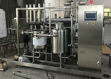 Çin Suyu Sıvı UHT Süt Makinesi, Yarı Otomatik Plaka Tipi Sterilizatör Ekipmanları Fabrika