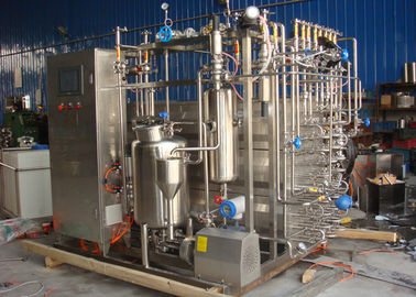 Çin Süt Suyu Sıvı için Otomatik UHT Sterilizasyon Makinesi Boru Tipi Fabrika